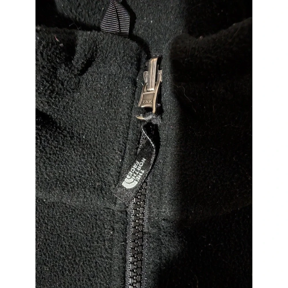North Face Jacket Mens Small Black Full Zip Fleece Polartec Outdoors Hiking Warm